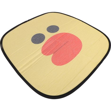 Coussins d'été pour sièges auto, respirants, antidérapants, en forme de petit canard jaune mignon, adaptés à une utilisation à la maison et au bureau. (1/5)