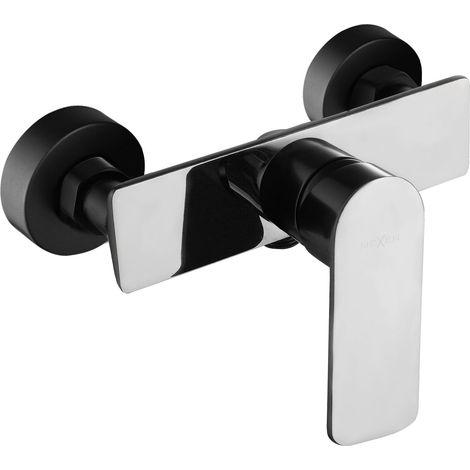 Mexen Alfa grifo de ducha, negro/cromo - 745740-71 (1/2)