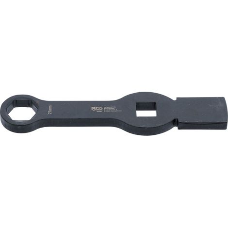 Llave estrella de impacto hexagonal con 2 caras de golpe 27 mm (1/2)