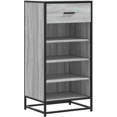 Maison Exclusive - Scarpiera Grigio Sonoma 48x38x97,5 cm in Legno Multistrato
