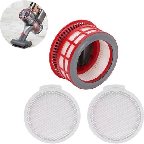 Baumwollfilter vorne und 1 HEPA-Filter hinten für Roborock H7 Akku-Staubsauger