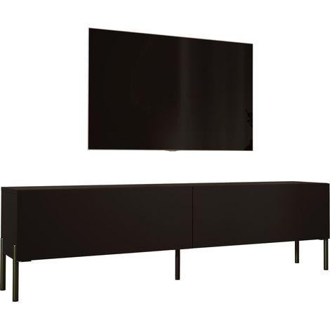 Mobile TV : Nero Opaco, gambe nere 170 x 52 x 32 cm (1/5)