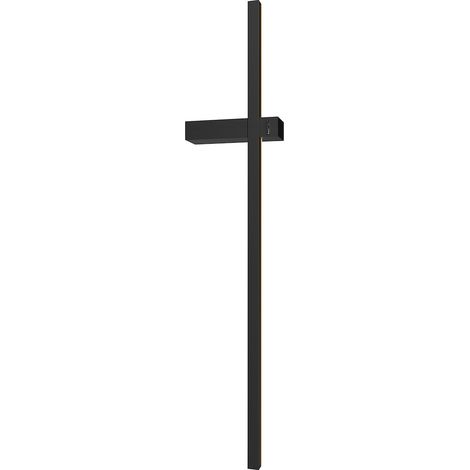 Lámpara de pared minimalista, varilla negra alargada, 60 cm, para salón, dormitorio, luz cálida, LED 8W, VISION Milagro (1/4)