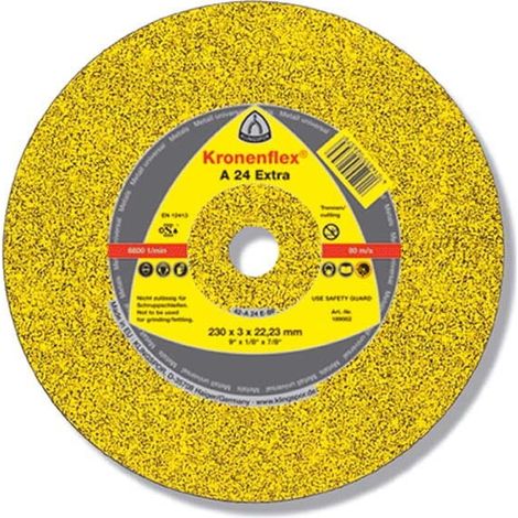 Disque à tronçonner pour métaux KLINGSPOR 115 mm x 2,5 mm x 22,2 mm A24 Extra (1/2)