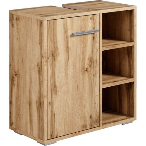 Badezimmer Badmöbel Neptunes 60cm Eiche - Unterschrank Badmöbels