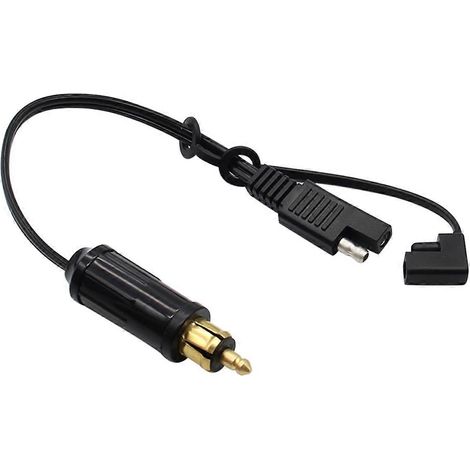 Adaptateur de batterie pour moto BMW, câble connecteur DIN Hella Powerlet vers SAE avec adaptateur SAE vers SAE (1/5)
