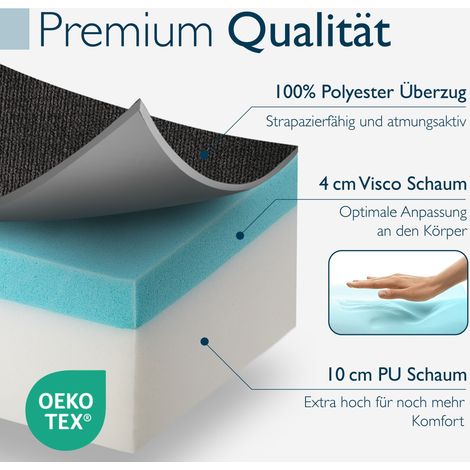 Aufbewahrungstasche für Decken, Kissen, VS95 67x80x42 cm Schwarz (1/4)