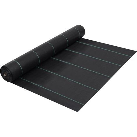 Toile de paillage Toile de rechange Noir 2x25 m PP 57879 (1/4)