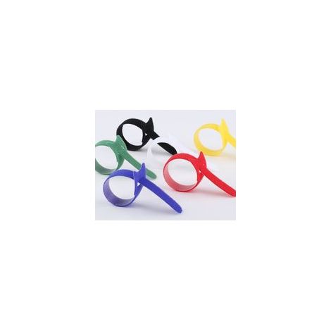 Lot de 120 Serre Câble Réutilisables en Nylon, [150 MM x 12 MM] Attaches de Câble Réglables à Crochet et Boucle, Gestion des Câbles pour Bureau, Maison, Jardin et autres - 6 Couleurs Mixtes (1/5)
