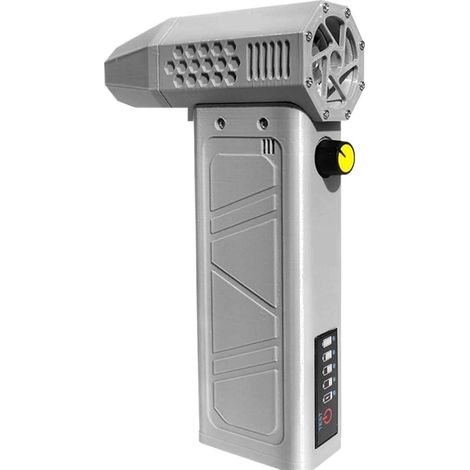 Ventilateur à air 140000RPM Ventilateur Moteur sans balais Ventilateur à Conduit portatif 52M/S Chargement Portable Type-C avec Affichage de Puissance Ventilado(Grey) (1/5)