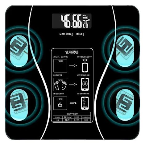Balance de Salle de Bain Intelligente Bluetooth - Capacité 180 (1/4)