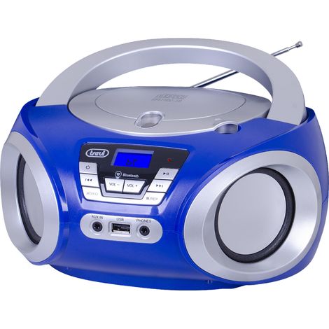 Trevi CMP 544 BT Digital 4 W FM Blue Playback MP3