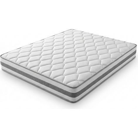 Taschenfederkernmatratze 7 Zonen 160x200 cm, Kaltschaum, H4, 25 cm, weiß (1/5)