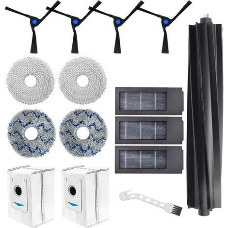 Zubehörset für Ecovacs Deebot X2/X2 Omni/X2 Pro Dex86 Saugroboter, Ersatzteile, Hauptbürste