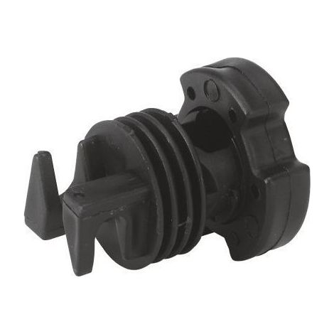 Isolateur à blocage par vis pour piquet métal et PVC (Lot de 10 ) (1/2)