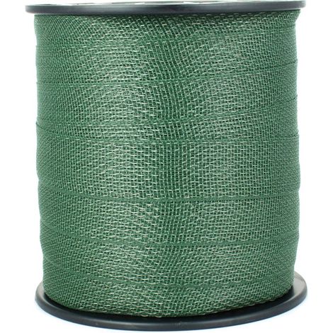 Banda VERDE per recinzione elettrica superior con 6 conduttori 2 cm in rotolo da 200 mt