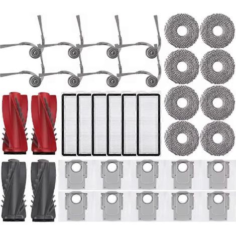 Filtre pour aspirateur brosse pour aspirateur Filtre de brosse pour aspirateur filtre de 36PCS Brosse Filtre Serpillière Bag pour Qrevo 5AE/Curv/CurvC/Curv S5X 5A1 5XC/Edge/EdgeC/Edge S5A/Edge 5V1 Asp (1/5)