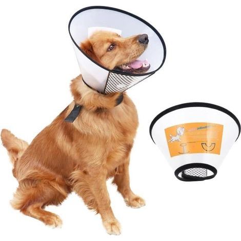 1 Stück Hundehalsband, Katzenhalsband, Anti-Biss-Schutzkragen, für Katzen und Hunde (26-33 cm) (1/5)