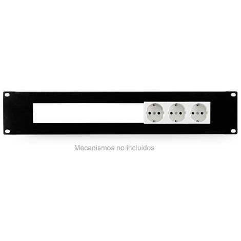 Panel Rack 19in Para Mecanismos 2U