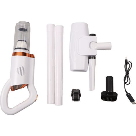 Aspirateur balai sans fil léger avec 8500PA forte aspiration 500ml réservoir à poussière pour sol dur tapis blanc (1/5)