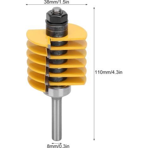 Coupeur de joint de doigt réversible Coupe-cylindre Coupe-tige réglable de 8 mm (1/5)
