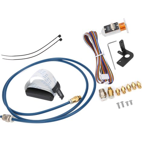 Capteur de nivellement automatique blanc pour plateau, tube PTFE et buse en laiton pour imprimante 3D Ender-3. (1/5)