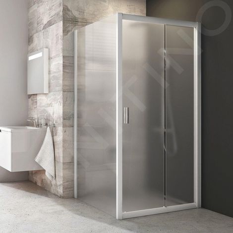 Ravak Blix - Paroi de douche BLPS-80, 77-79 cm, blanc/verre Grape 9BH40100ZG (1/3)