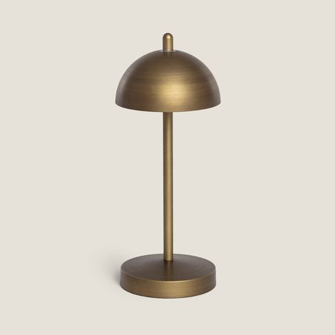 LED Tischlampe Tragbar mit wiederaufladbarem USB-Akku Pirinoa Messing (1/5)