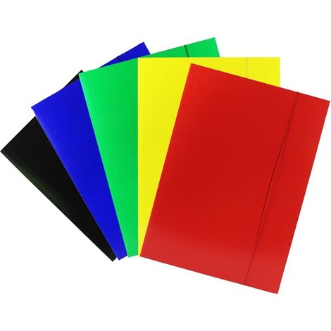 Carpeta con banda elástica, tamaño A3, mezcla de colores.
