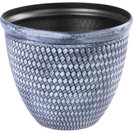 Blumentopf Strend Pro Marble, 37x30 cm, blau