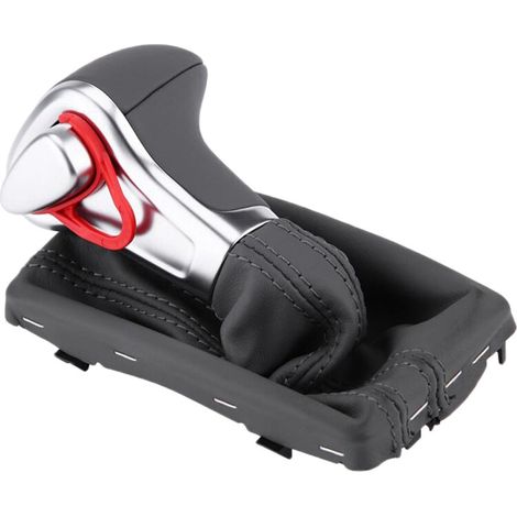Schaltknauf aus Leder mit Druckknopf für Audi A6 A7 A3 A4 A5 A6 C6 Q7 Q5 (2009–2014) 4G1713139R