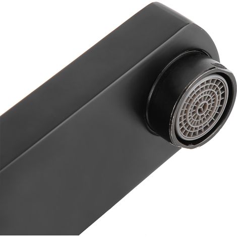 Einloch-Waschtischarmatur, Warm-/Kaltwasser-Mischbatterie, Wasserfallarmatur, moderne Armaturen (1/5)