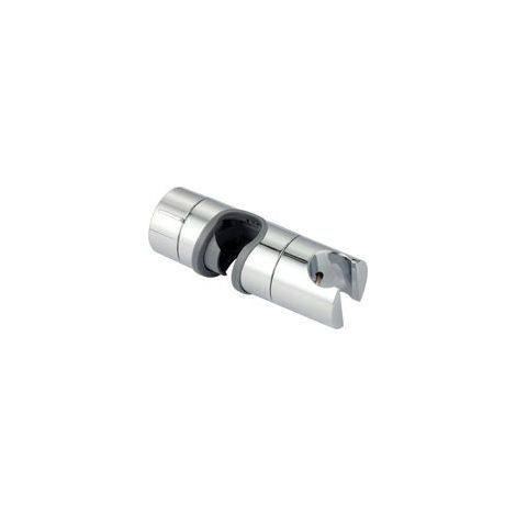 Curseur barre de douche Support de Douche 18-25mm ABS Réglable Main de Remplacement Douche Ferroviaire Head Curseur Clamp Support Bracket Chromée, pour Salle de BainCurseur barre de douch(gris) (1/5)