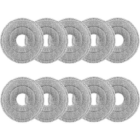 10 Lingettes De Nettoyage Compatibles Avec Les Robots Aspirateurs Dreame L10s Ultra/L10s Pro Ultra Heat/L10 Ultra/L10 Prime/L20 Ultra/X40 Ultra Complete/Xiaomi X10+ X20+/Mova E30 E40 P50 V50 Z60 Ultra (1/5)