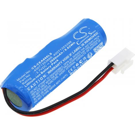 Batteria 3.7V 2.6Ah Li-ion 40071353666 per Eaton EURO X LED AT (1/3)