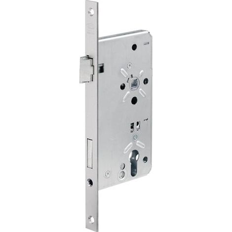 BKS Haustür-Einsteckschloss 0024 PZW 22/60/92/10mm DIN L silber ktg - B-00240-12-L-1