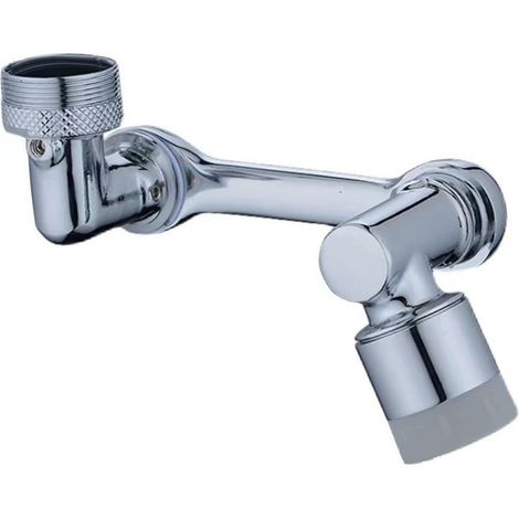 Aireador de grifo robótico giratorio y universal, extensible, fabricado en cobre con 2 modos antisalpicaduras para baño y cocina. (1/5)