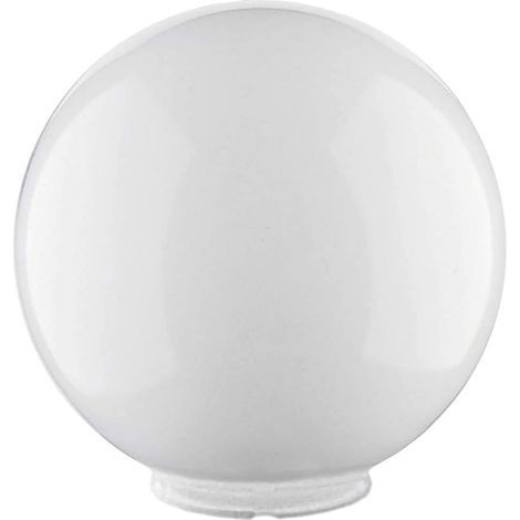 Opal Globe Ø25 cm, Opening 12 cm, Frosted Glass, For Indoor Lighting (1/2)