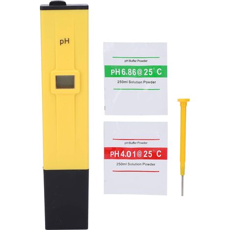 Testeur de PH-mètre, stylo testeur de PH numérique portable 0-14 PH plage de mesure Test de qualité de eau pour piscine hydroponique (1/5)
