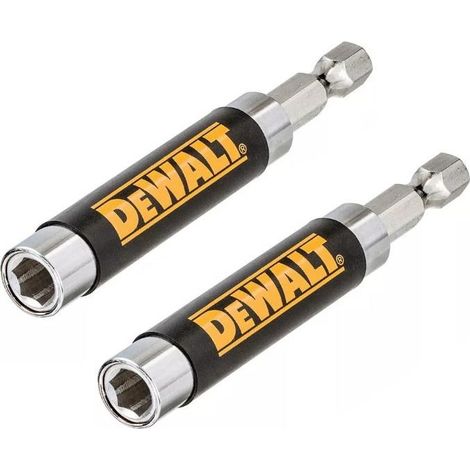 Dewalt DT7701 80mm Retracting Magnetic Screwdriver Bit Holder Finger Saver x 2