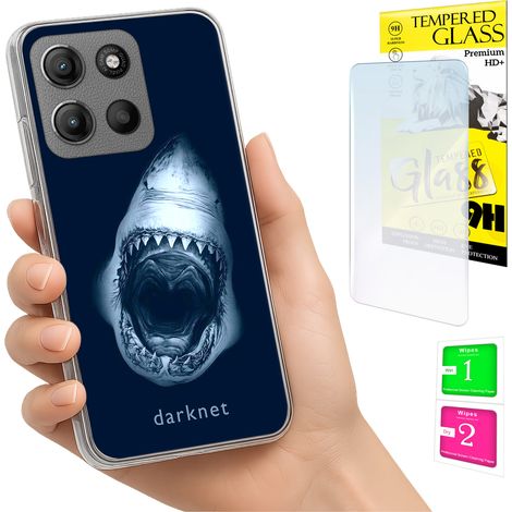 Funda para Motorola Moto G15 / G15 Power, carcasa trasera + cristal (1/5)