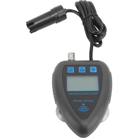Mini-Wassertemperatur- und -qualitätsmessgerät, 5-in-1-Dauermessung, pH-Wert, EC-Wert, Salz, spezifisches Gewicht, Temperatur, kabellos, WLAN, Online-Wasserqualitätsüberwachung, Tuya 230V EU-Stecker (1/5)