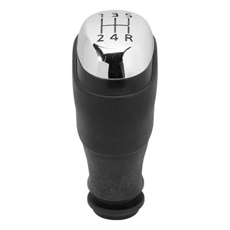 Pomo de cambio de 5 velocidades compatible con Renault Clio 4 cromado 328654134R 328651259R 328657531R 328655866R (1/5)