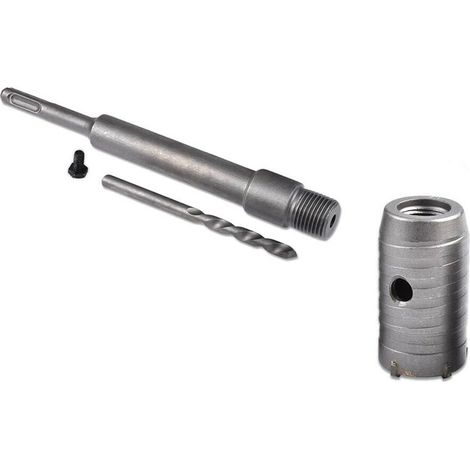 Fresa Muro Carotatrice Tazza 40 Mm Barra Asta Prolunga 35 Cm Sds Plus (1/3)