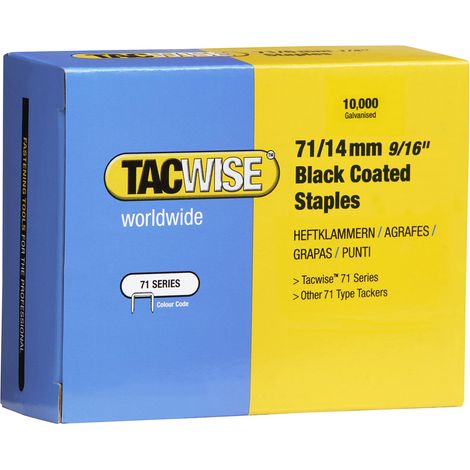 Tacwise Punti Metallici Zincati, da 71/14 mm (1/4)