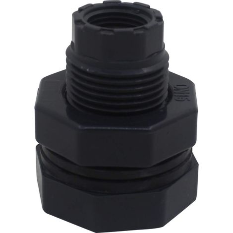 Traversée de paroi en U pvc pour tuyau 20 25 32 40 50 63 75 90 110mm traversée de cloison cuve passe paroie pvc (1/5)