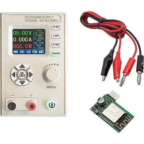 Alimentation Variable CC Sortie réglable DC0-50V 5A 250W Alimentation à découpage avec écran LCD à 4 Chiffres pour équipement de Laboratoire et Tests électroniques (1/5)