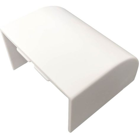 IluminaShop - Pack Tapa Final para Canaleta Electrica 25x40Mm (4 Unidades)