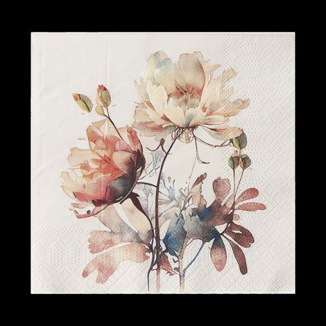 Eglo Servietten Motiv Blumen Mahuli bunt 17 x 17 cm - 20er Pack Servietten (1/3)
