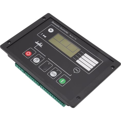 Panneau de commande pour groupe électrogène diesel, démarrage/arrêt automatique, module de commande LCD ABS pour groupe électrogène (1/5)